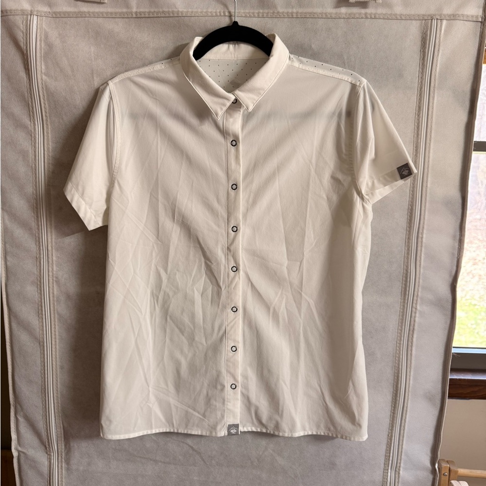 Rabbit High Country SS Trail Running Shirt White Size Medium